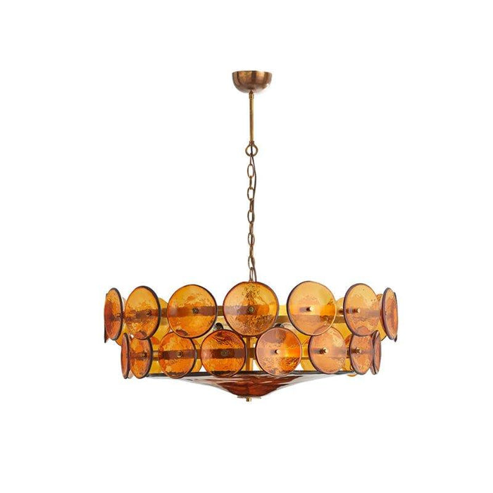 Solaris Disc Murano Chandelier - DWHOME