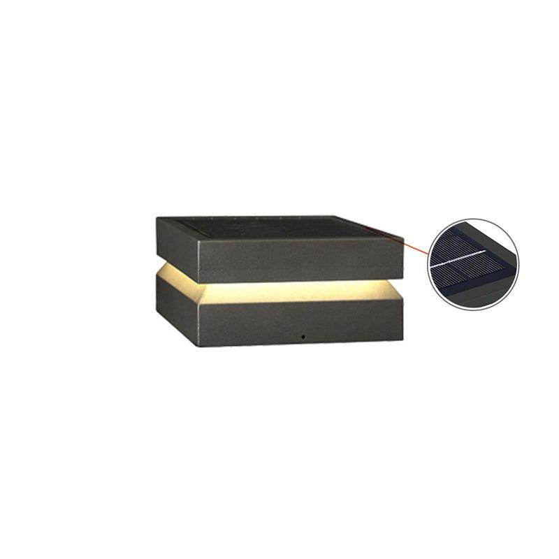 Square Post Outdoor Light-DWHOME