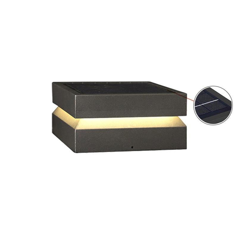 Square Post Outdoor Light-DWHOME