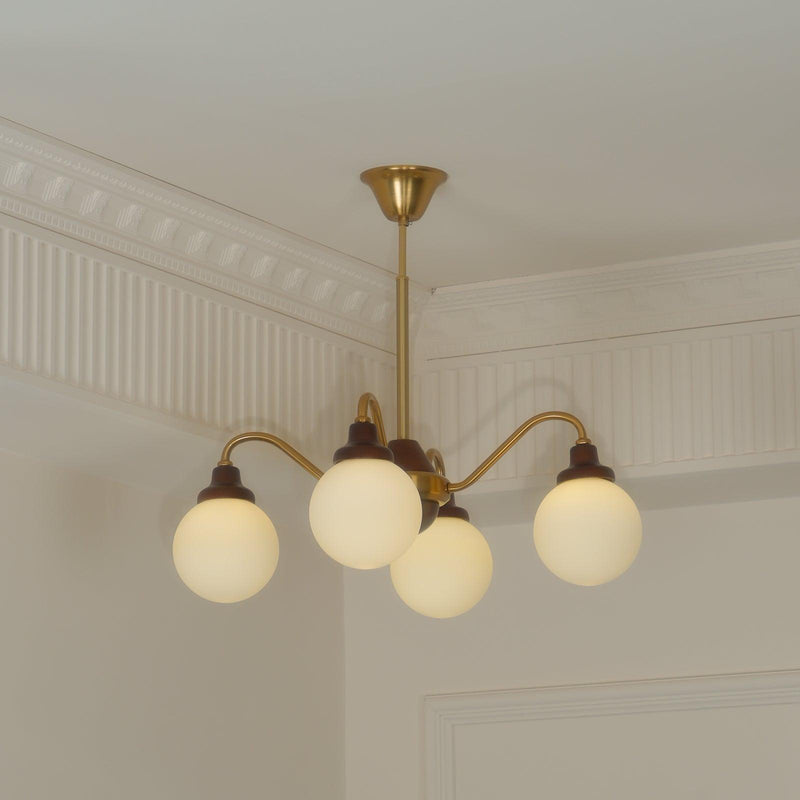 Solid Wood Magic Bean Chandelier-DWHOME