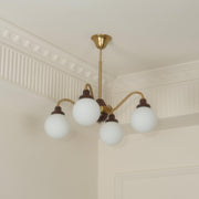 Solid Wood Magic Bean Chandelier-DWHOME