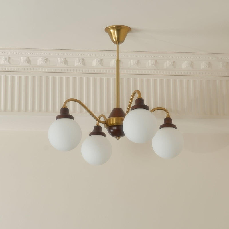 Solid Wood Magic Bean Chandelier-DWHOME