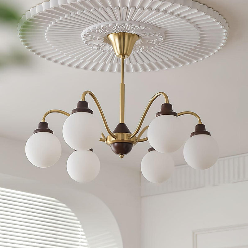 Solid Wood Magic Bean Chandelier-DWHOME