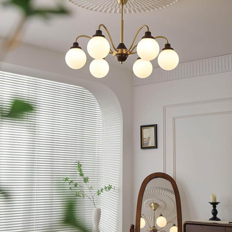Solid Wood Magic Bean Chandelier-DWHOME