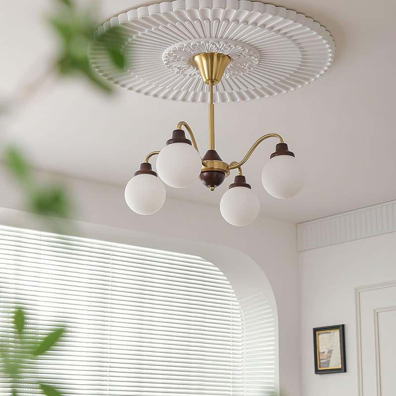 Solid Wood Magic Bean Chandelier-DWHOME