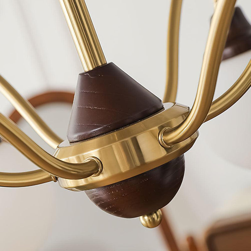 Solid Wood Magic Bean Chandelier-DWHOME