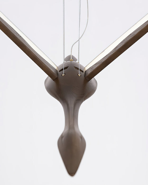 Solitude Crane Pendant Lamp.