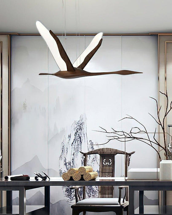 Solitude Crane Pendant Lamp-DWHOME