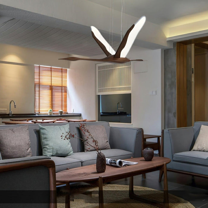 Solitude Crane Pendant Lamp-DWHOME
