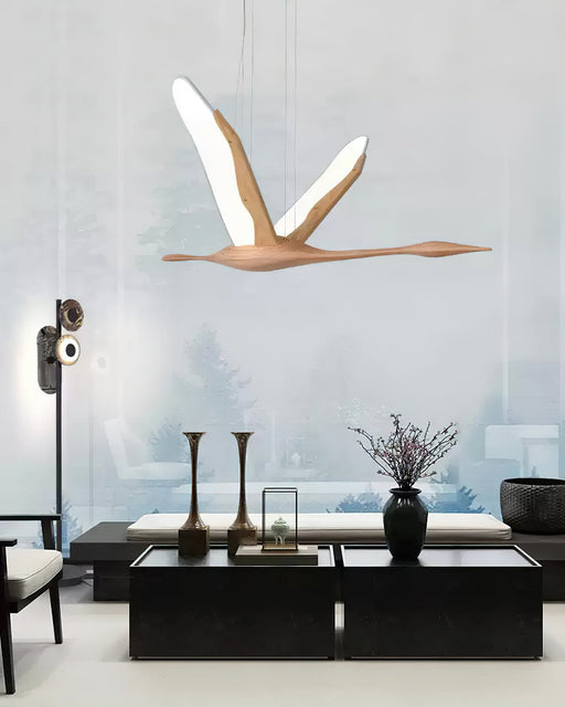 Solitude Crane Pendant Lamp.