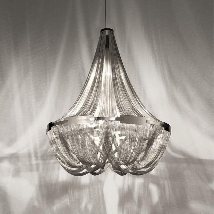 Tassel Aluminum Chain Chandelier.