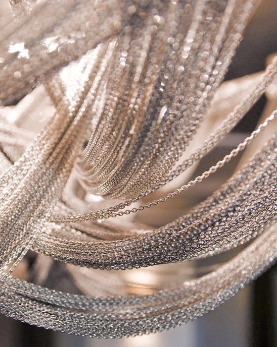 Tassel Aluminum Chain Ceiling Light-DWHOME