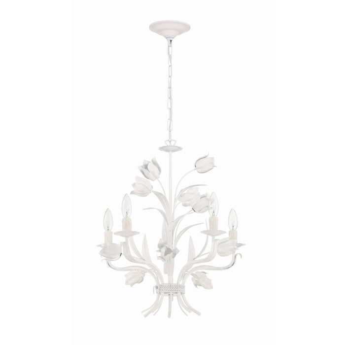 Southport Sage Rose Chandelier-DWHOME