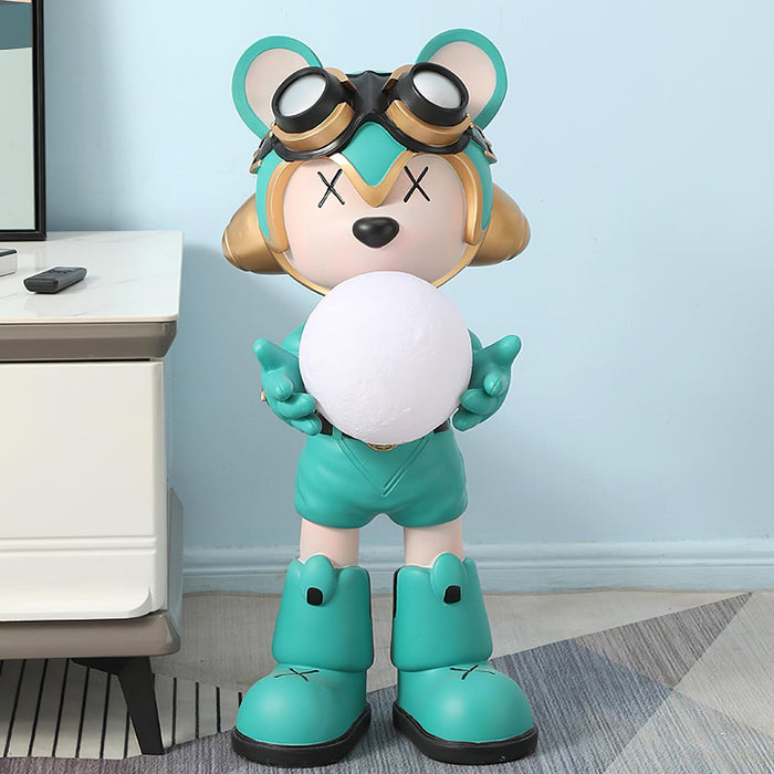 Space Bear Built-in Battery Floor Lamp-DWHOME