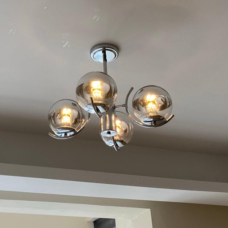 Space Ball Chandelier-DWHOME