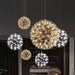 Silver Spark Ball Pendant Light.