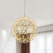 Gold Spark Ball Pendant Light.