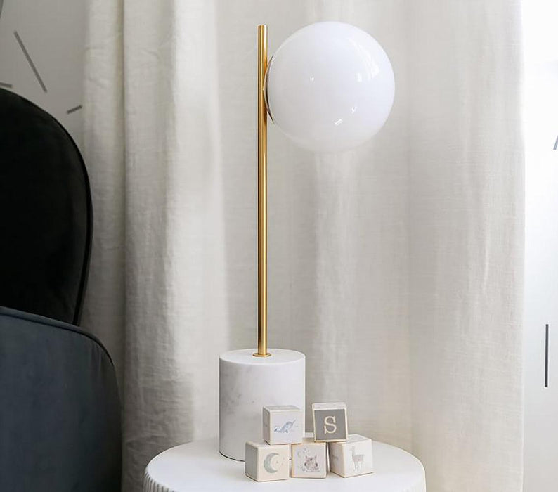 Sphere & Stem Table Lamp-DWHOME