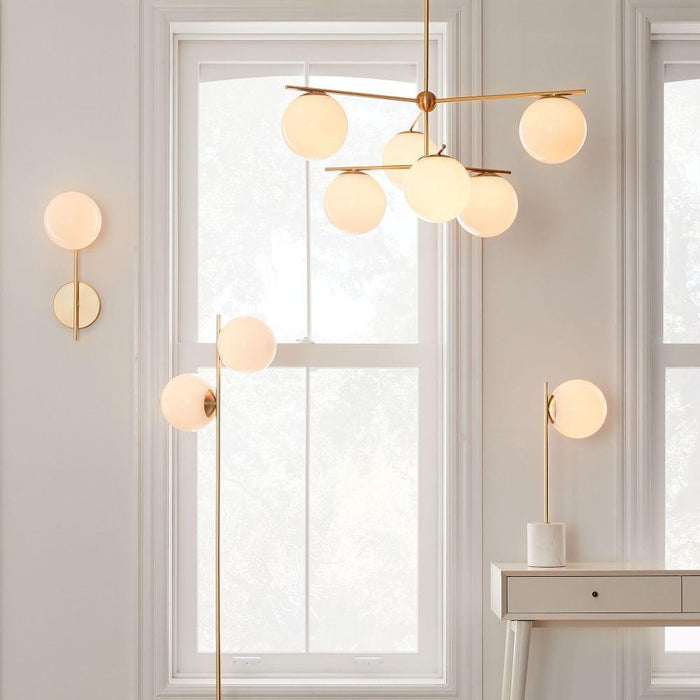 Sphere & Stem Table Lamp-DWHOME