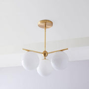 Sphere & Stem Chandelier-DWHOME