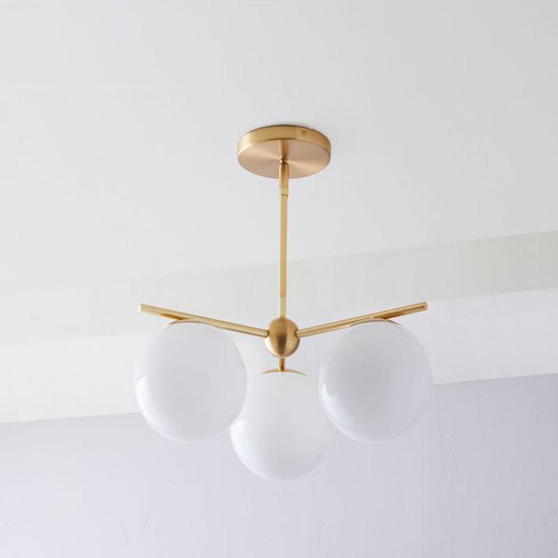 Sphere & Stem Chandelier-DWHOME