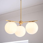 Sphere & Stem Chandelier-DWHOME