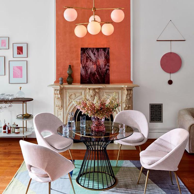 Sphere & Stem Chandelier-DWHOME