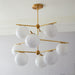 Sphere & Stem Chandelier - DWHOME