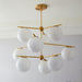 Sphere & Stem Chandelier - Vakkerlight