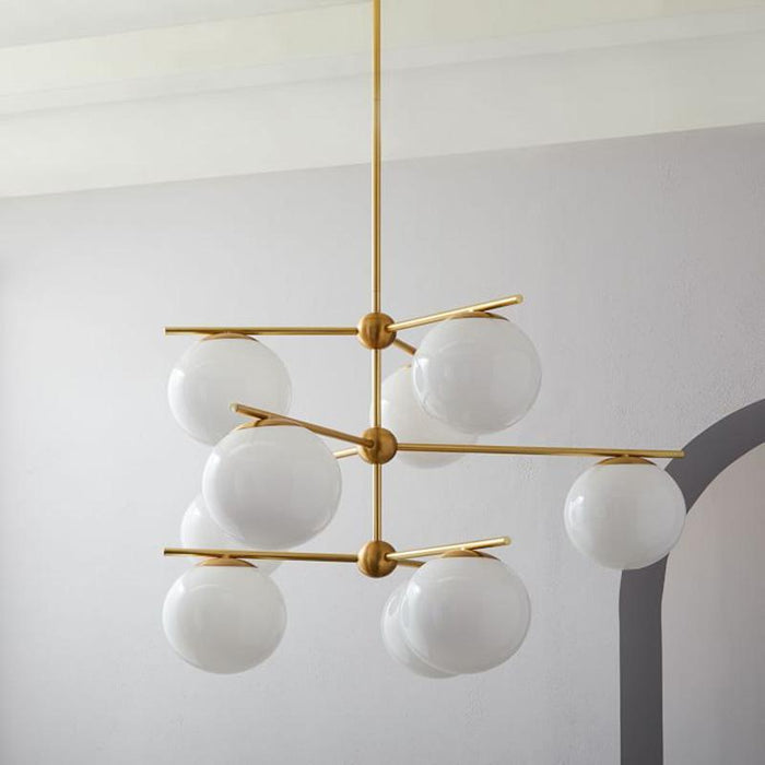 Sphere & Stem Chandelier - Vakkerlight