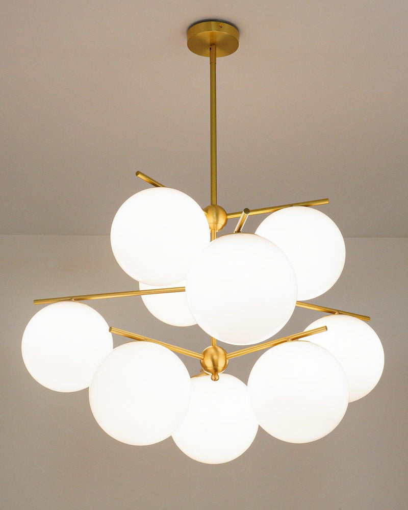 Sphere & Stem Chandelier-DWHOME