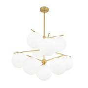 Sphere & Stem Chandelier-DWHOME