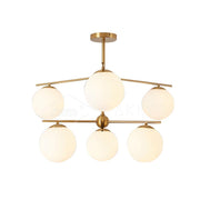 Sphere & Stem Chandelier-DWHOME
