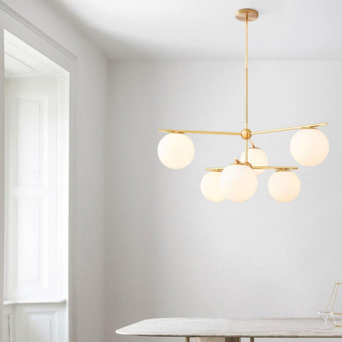 Sphere & Stem Chandelier - DWHOME