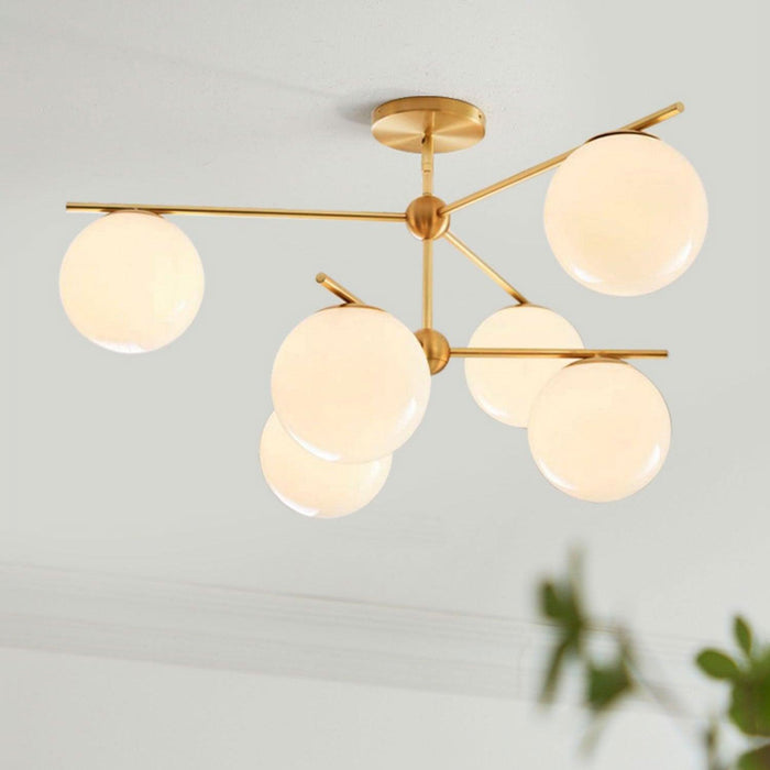 Sphere & Stem Chandelier - DWHOME