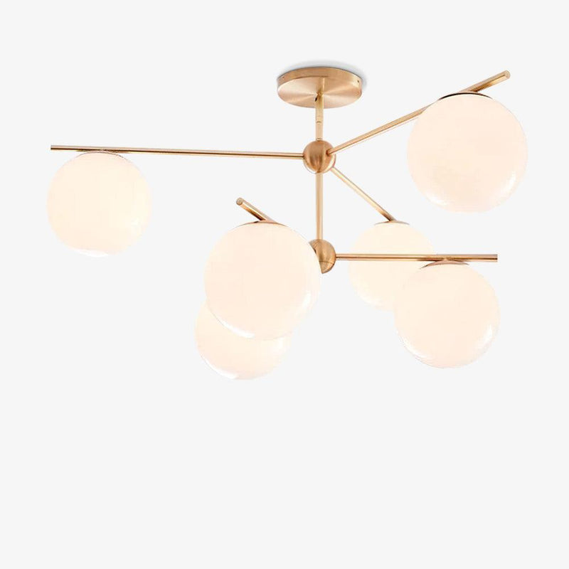 Sphere & Stem Chandelier-DWHOME