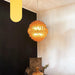 Spherical Murano Poliedri Amber Glass Chandelier-DWHOME