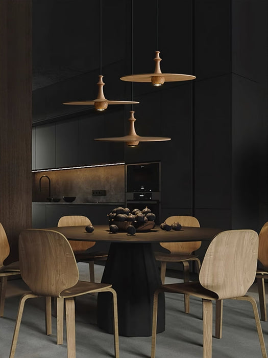 Spindle Disc Pendant Lamp.