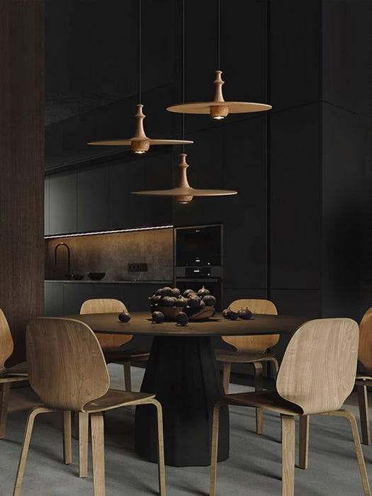 Spindle Disc Pendant Lamp-DWHOME