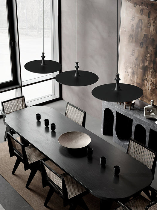 Spindle Disc Pendant Lamp.