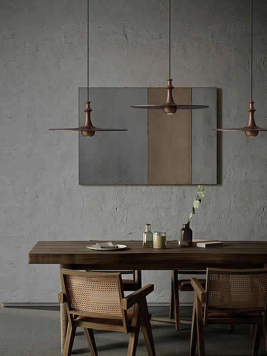 Spindle Disc Pendant Lamp.