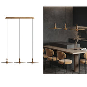 Spindle Disc Pendant Lamp-DWHOME