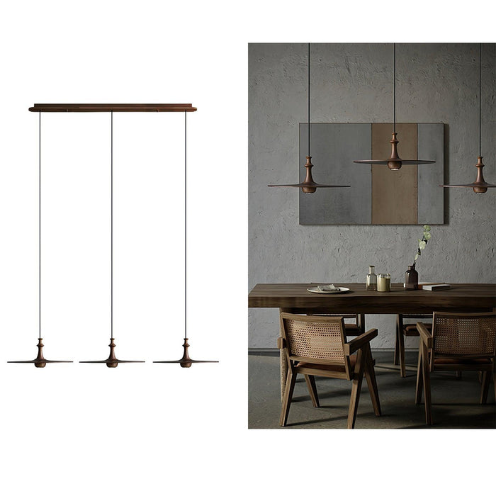 Spindle Disc Pendant Lamp-DWHOME