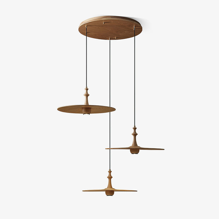 Spindle Disc Pendant Lamp