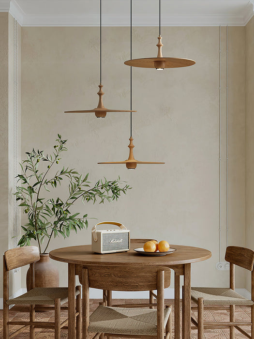 Spindle Disc Pendant Lamp.