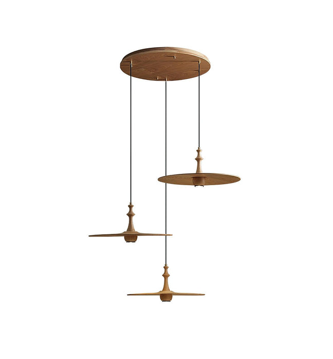 Spindle Disc Pendant Lamp-DWHOME