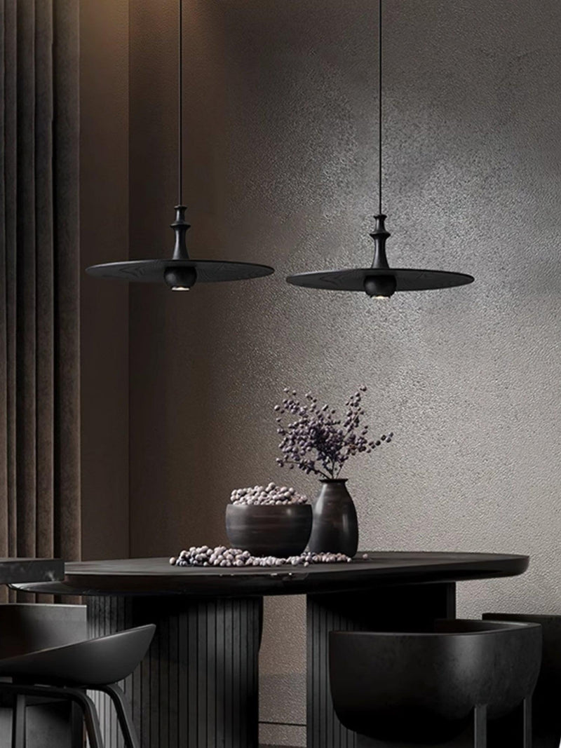 Spindle Disc Pendant Lamp-DWHOME