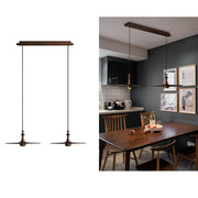 Spindle Disc Pendant Lamp-DWHOME