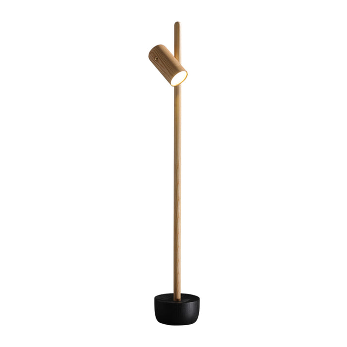 Spotlight Wood Floor Lamp.