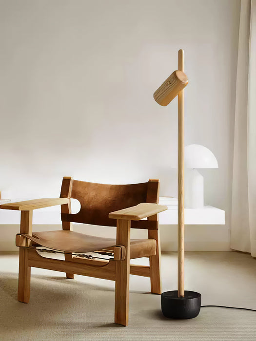 Spotlight Wood Floor Lamp.